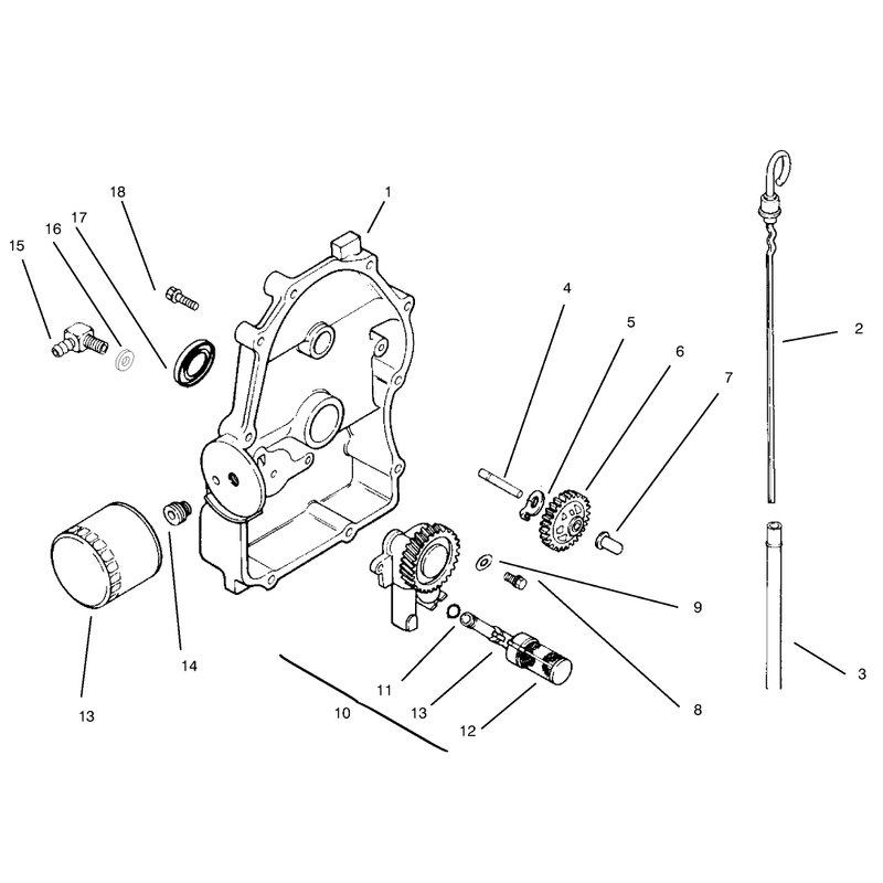 Oil Panlubrication Kohler Engine Model Ch20qs Ps 64556