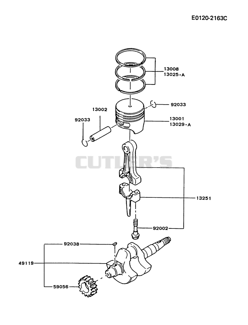 PISTON/CRANKSHAFT