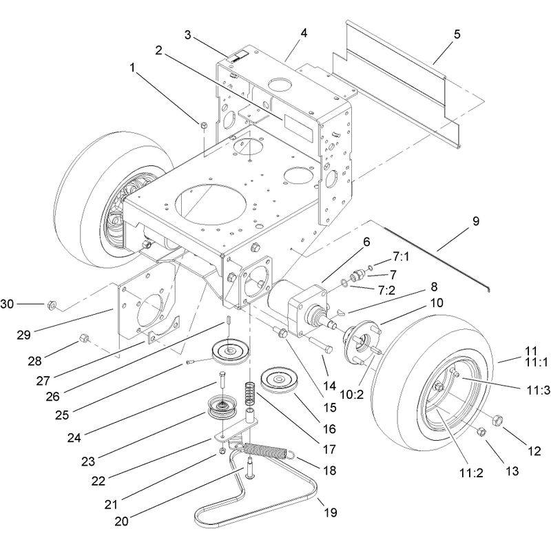 Wheel and Drive Assembly