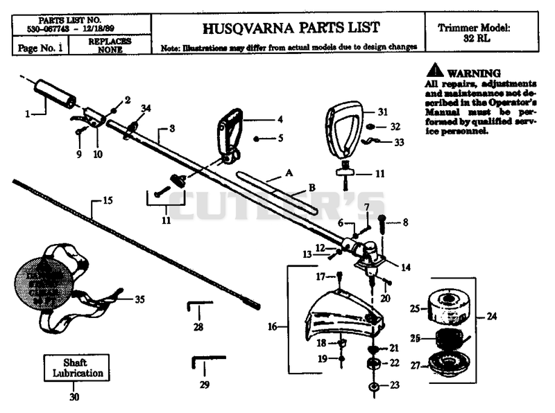 SHAFT & HANDLE