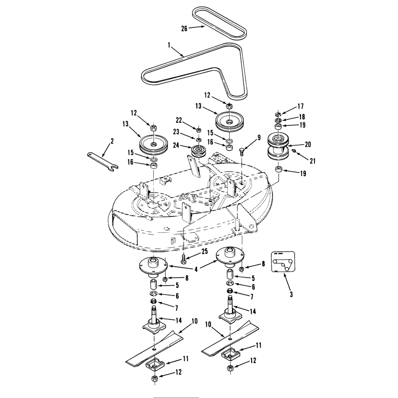 Side Discharge Mower-38 In. (97 Cm) Vehicle Identification Number 05-38sy01