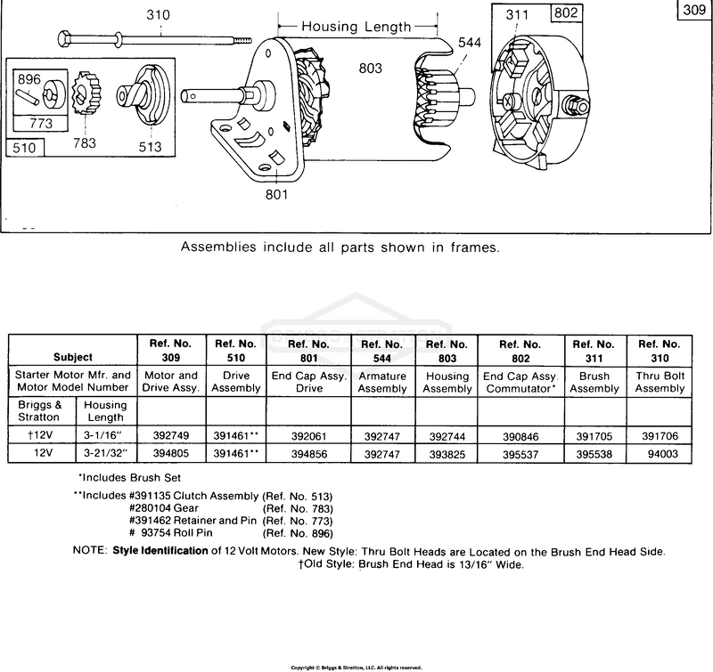 Electric Starter, Chart