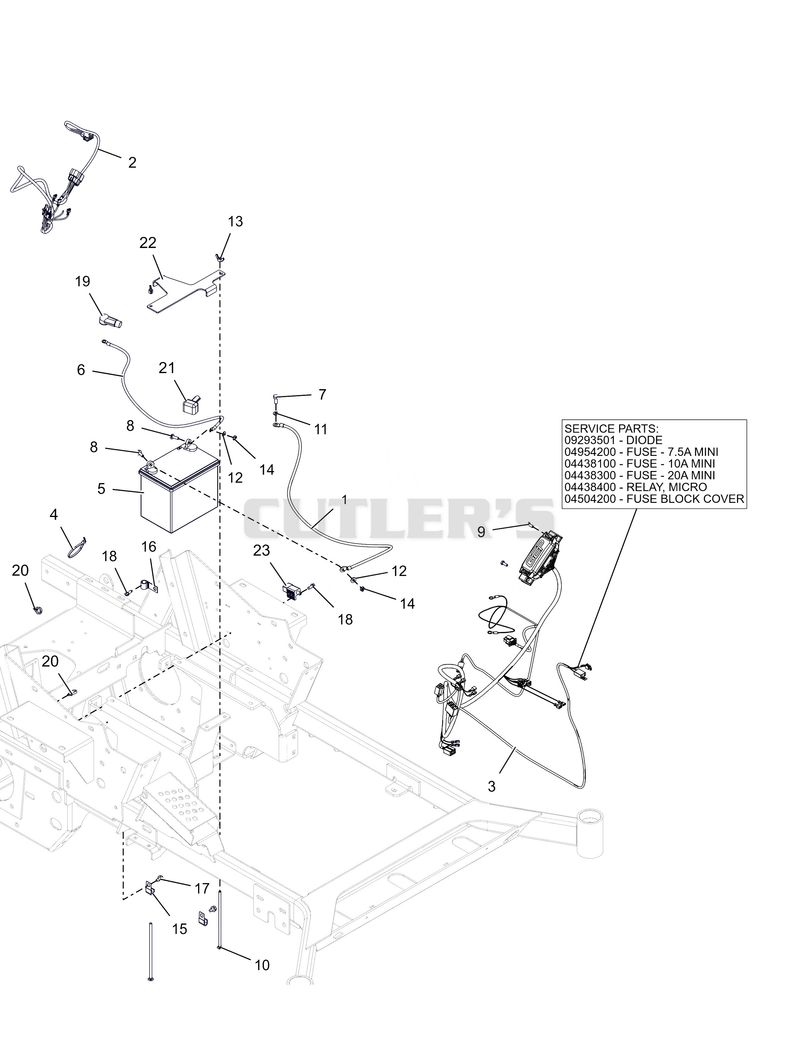 Electrical – Full Suspension Seat – EFI