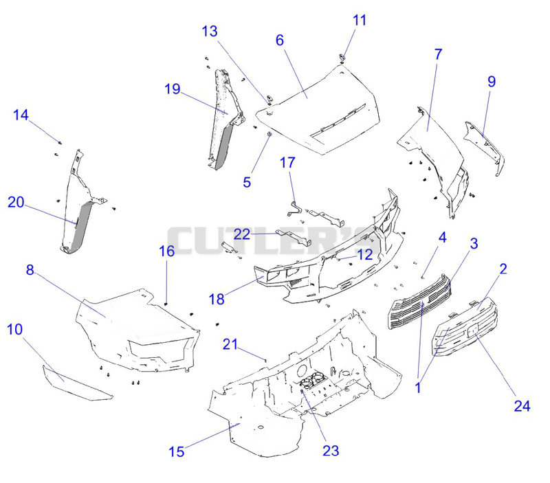 Body, Hood and Front Fascia