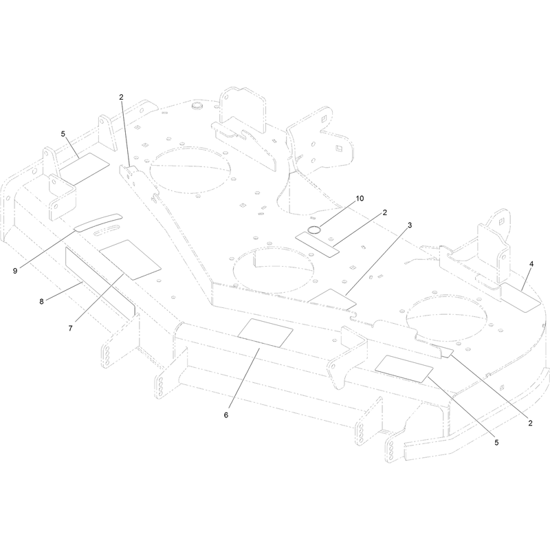 Deck Decal Assembly No. 119-6656