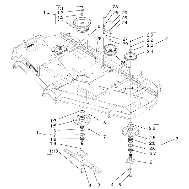 Spindle and Pulley Assembly