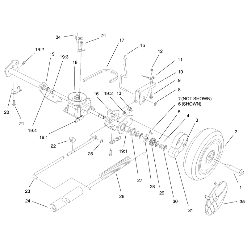 Deck Suspension Assembly