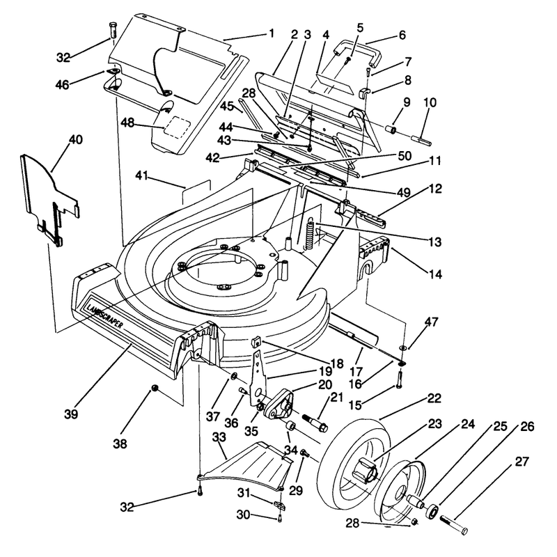 Housing and Wheel Assembly