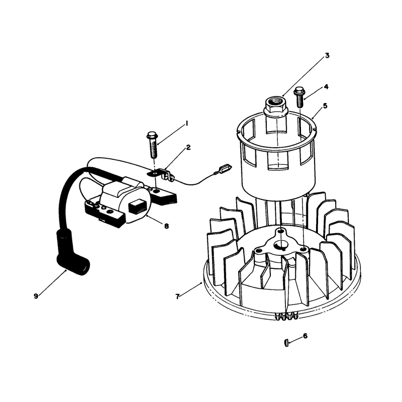 Magneto and Flywheel Assembly
