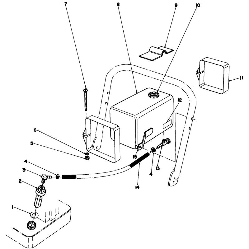 Remote Fuel Tank Kit No 39-6880 Optional