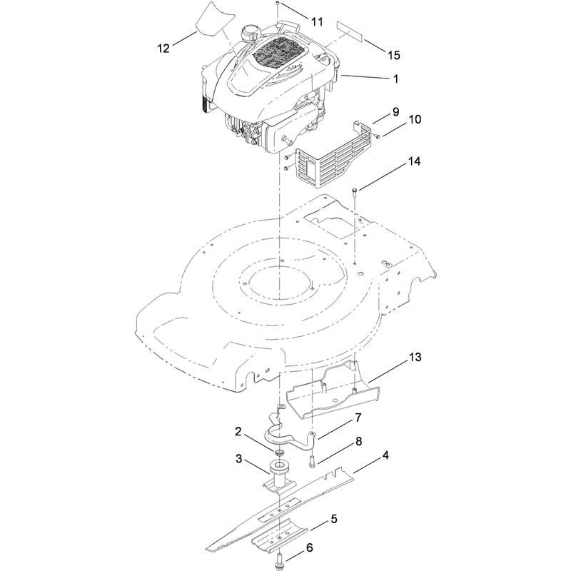 Engine and Blade Assembly