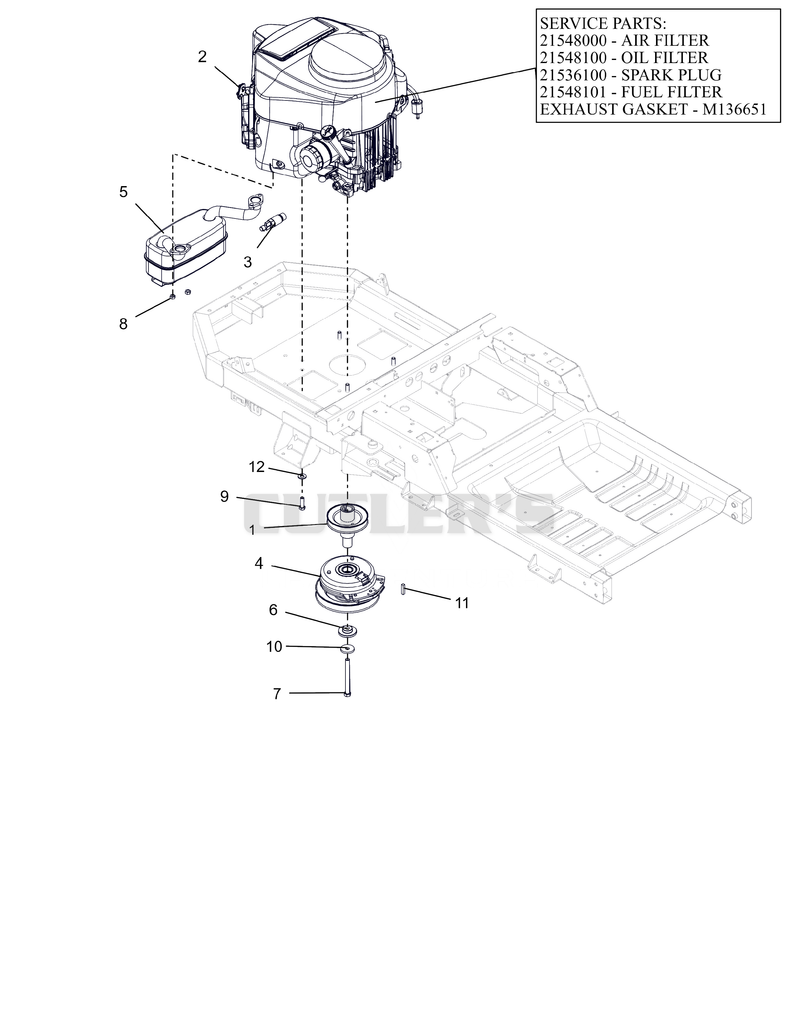 Engine - Kawasaki FR691