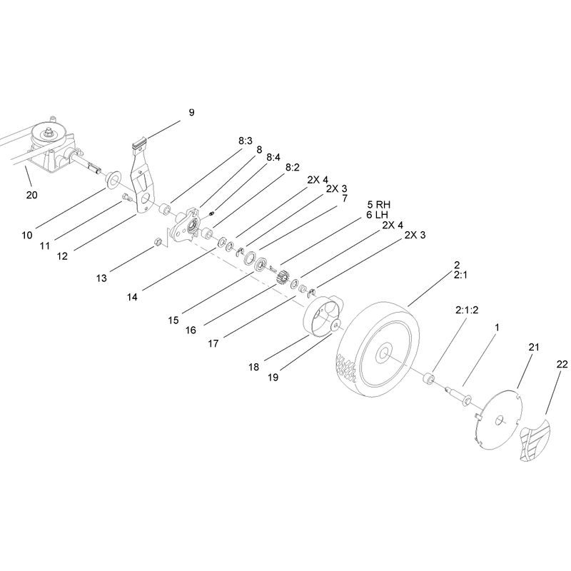 Gearcase and Wheel Assembly