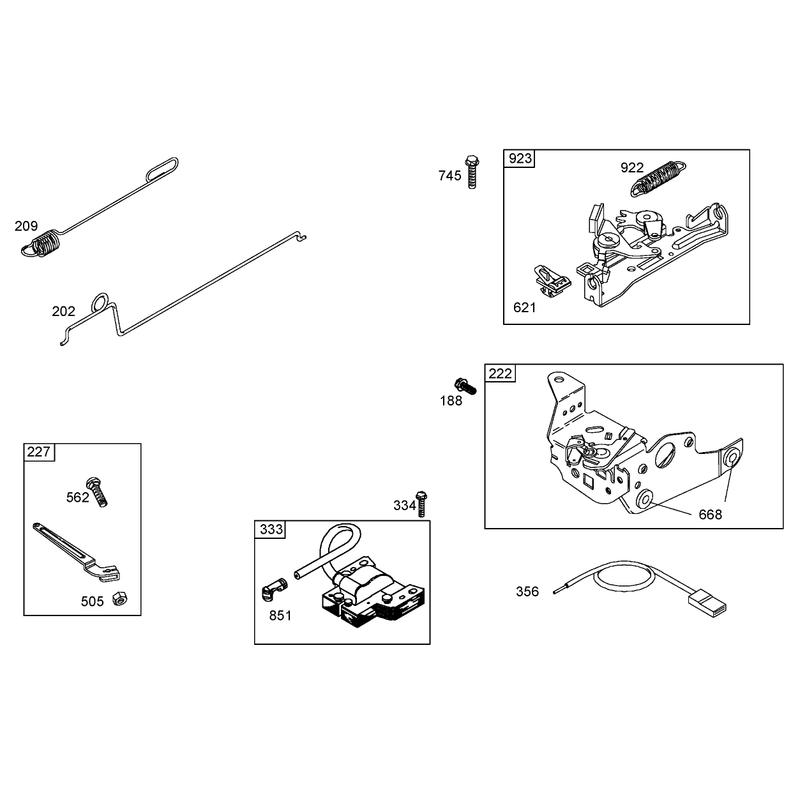 Governor Assembly Briggs and Stratton 125K07-0195-E1