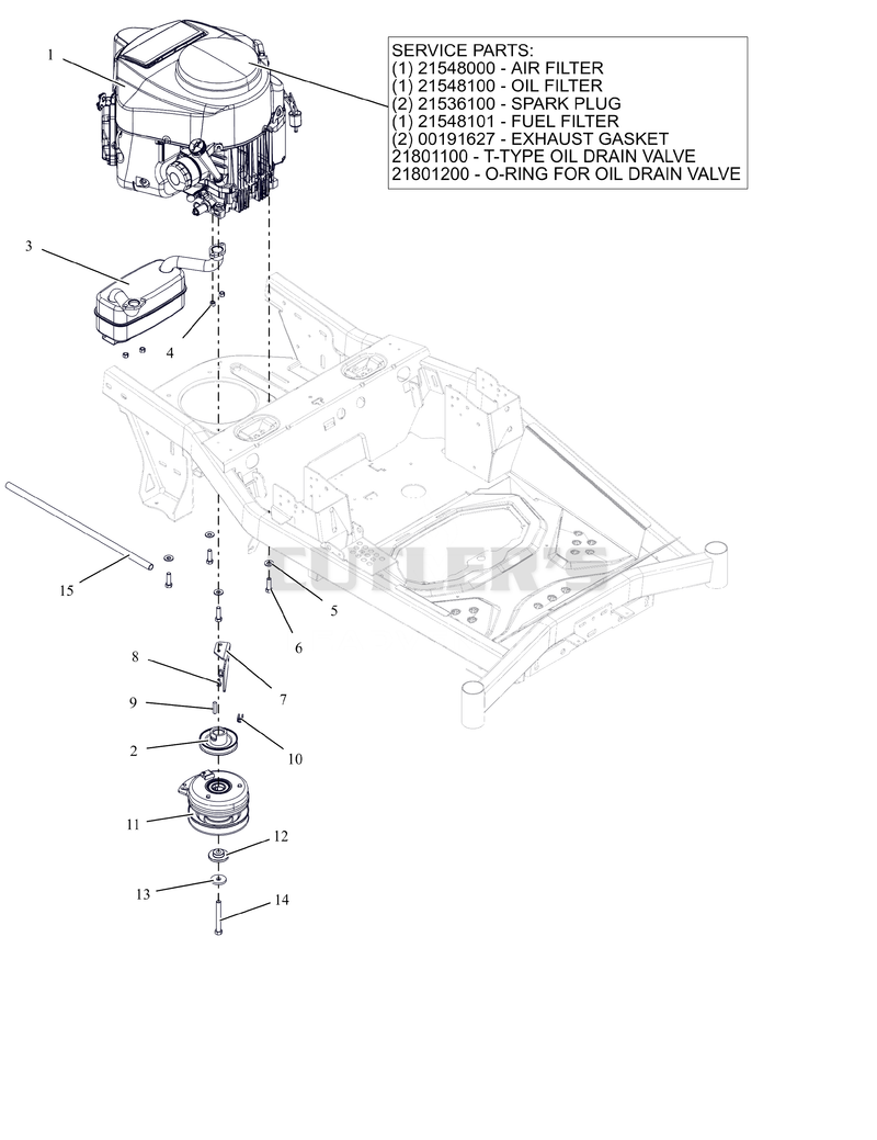 Engine - Kawasaki FR651V