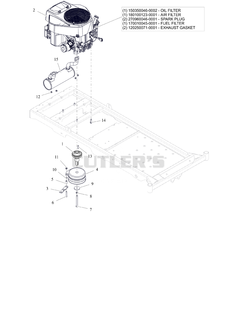 Engine - Ariens 635cc
