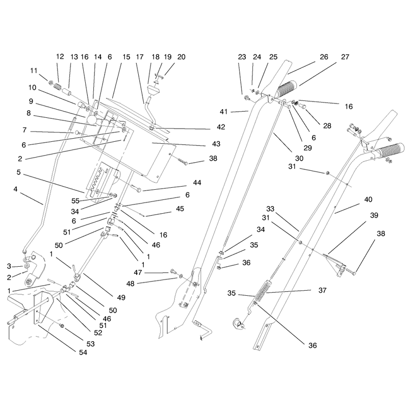 Handle And Contols Assembly (continued)