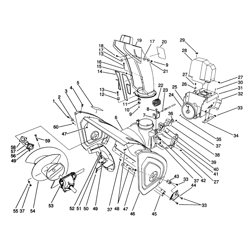 Housing & Chute Assembly