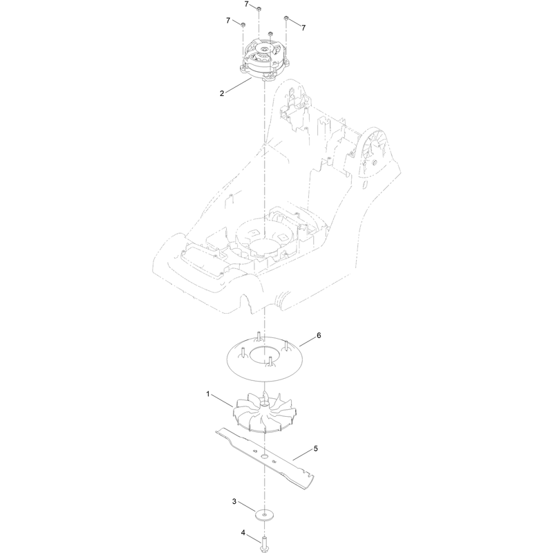 Motor and Blade Assembly