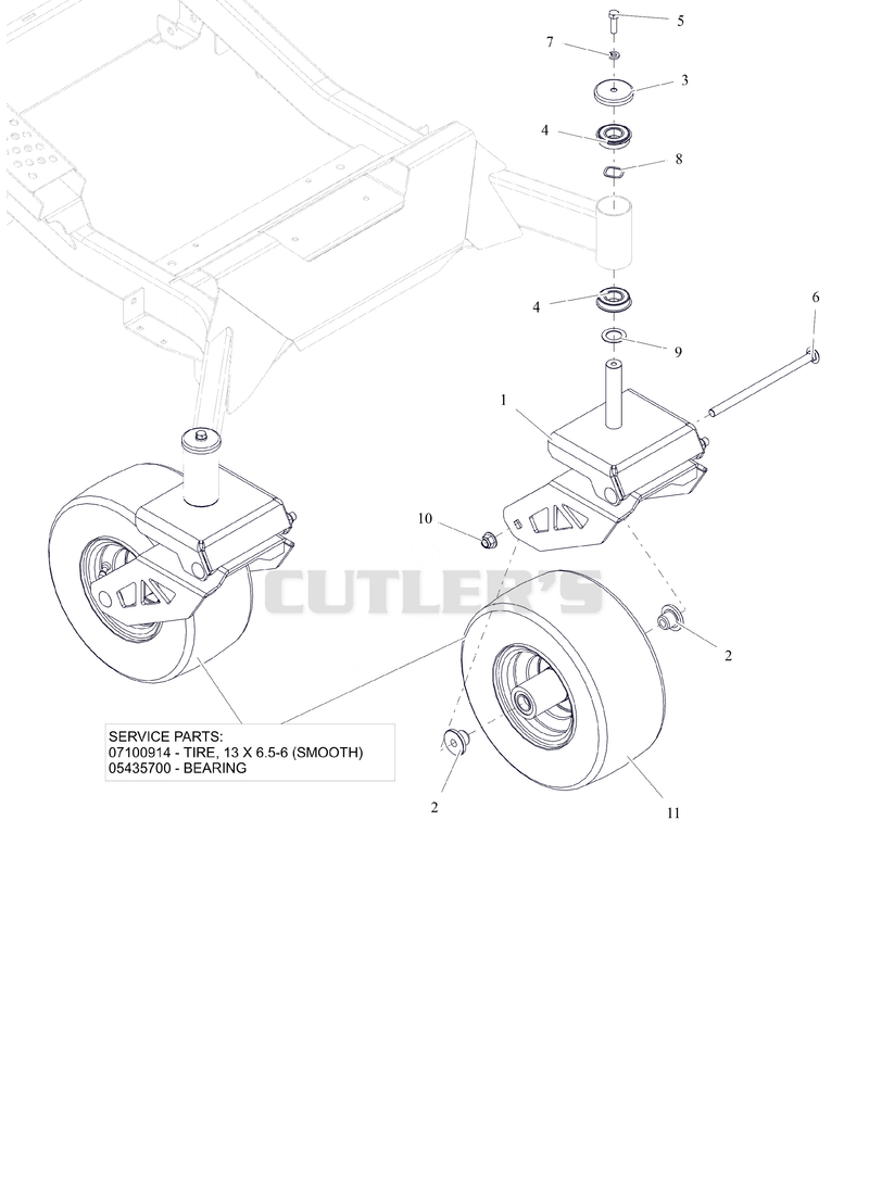 Front Caster Wheels