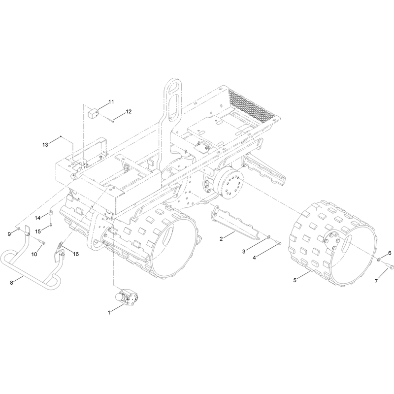 Drum and Scraper Assembly