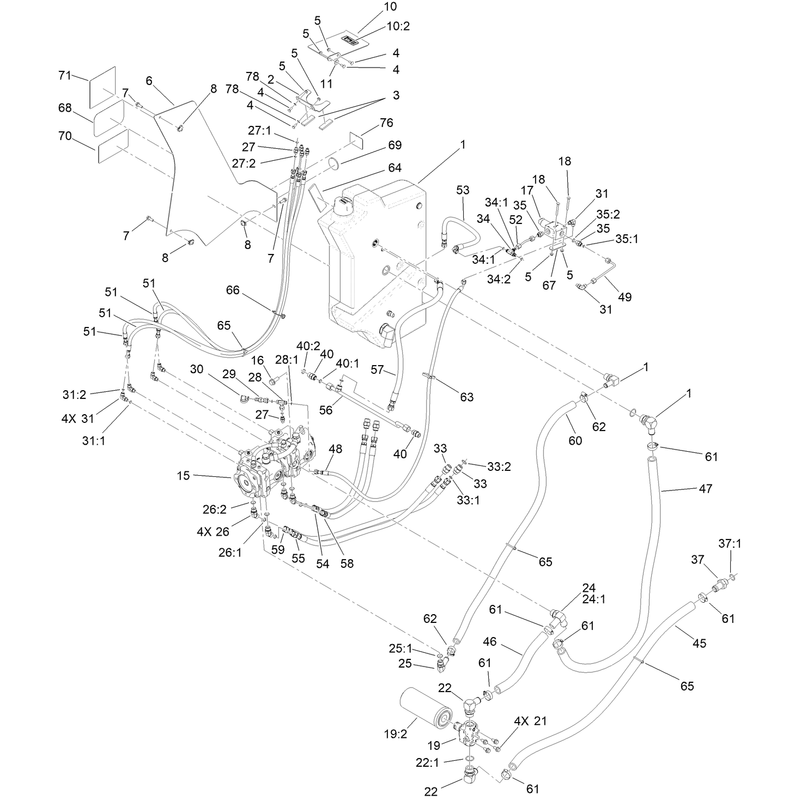 Traction Hydraulics Assembly