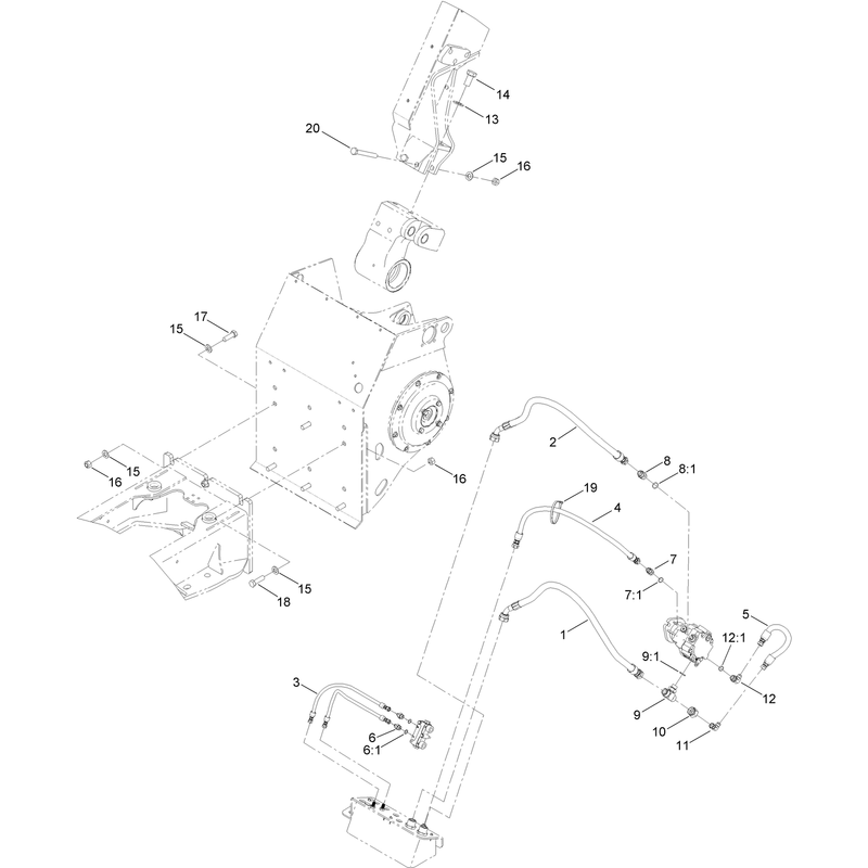 Hydraulic Hose and Fitting Assembly