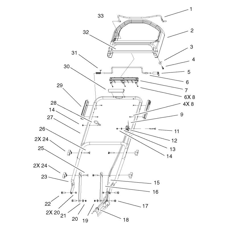 Handle and Control Assembly