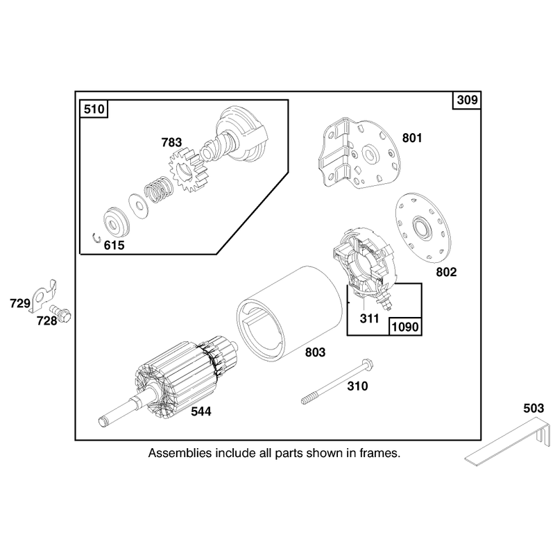 Engine Briggs and Stratton Model 28n707-0131-01