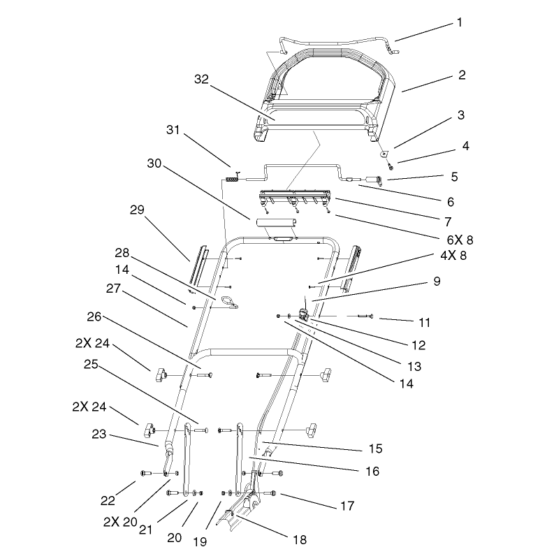 Handle and Control Assembly