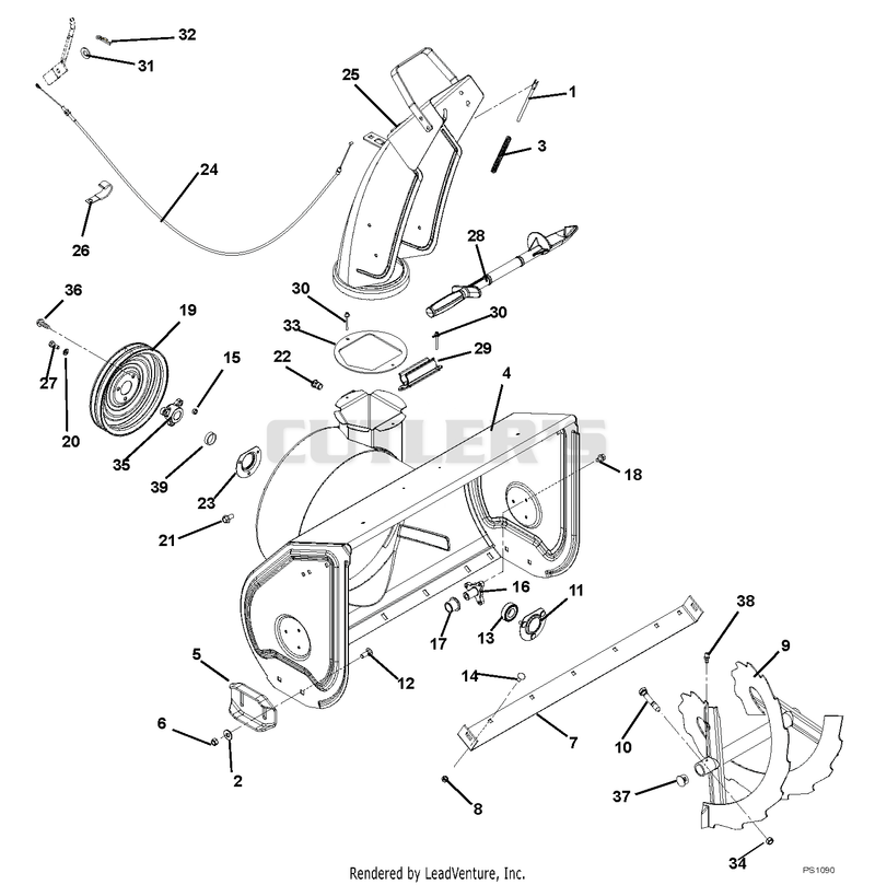 Chute And Auger