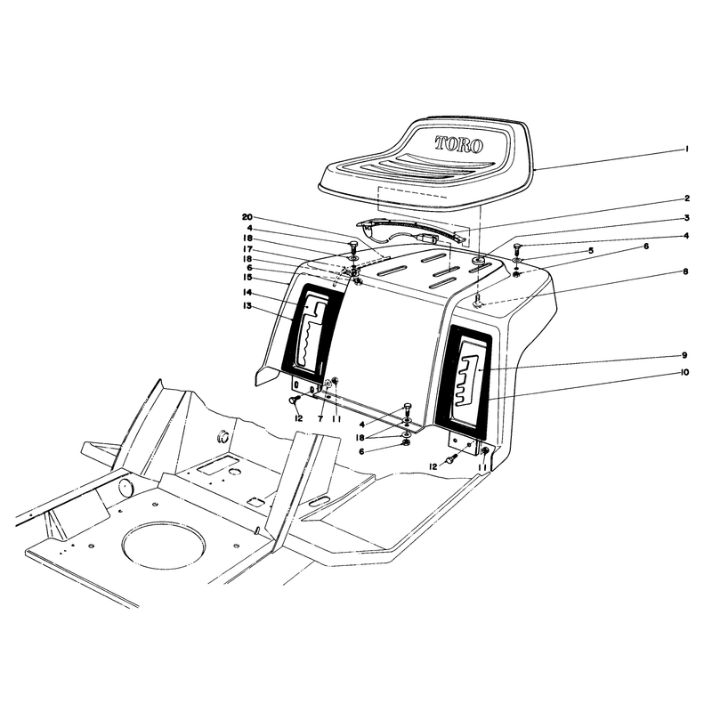 Rear Body & Seat Assembly