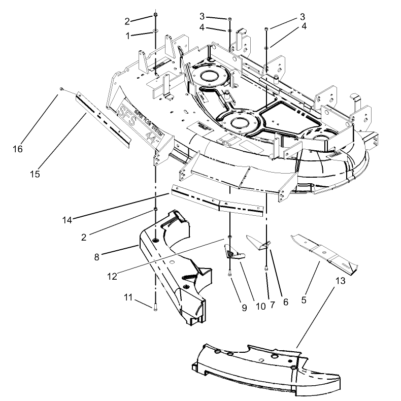 Deck Recycler Assembly