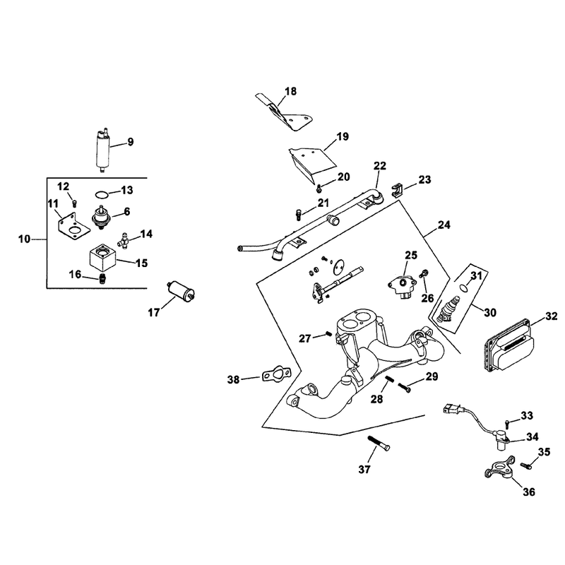 Group 8 Fuel System ch26s-78511 Kohler