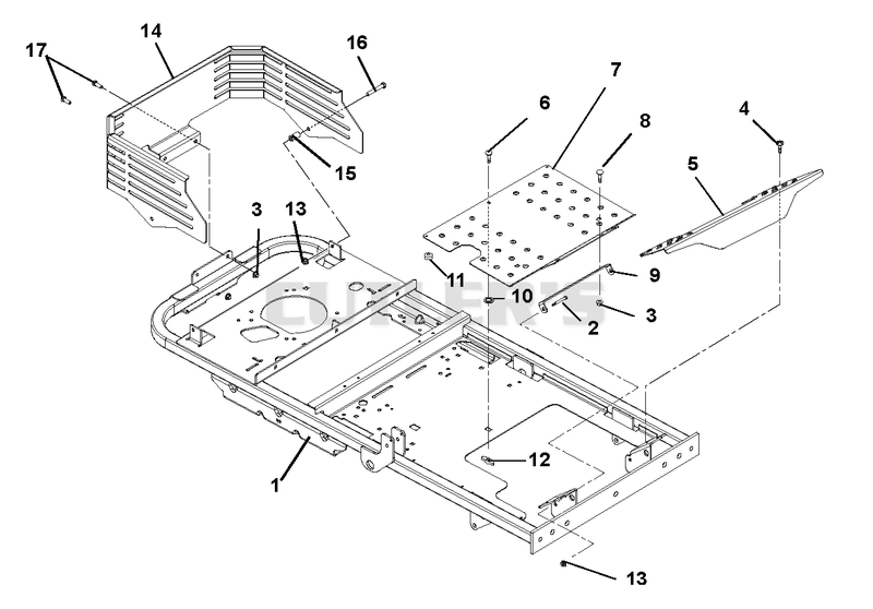 Frame, Engine Guard and Footrest