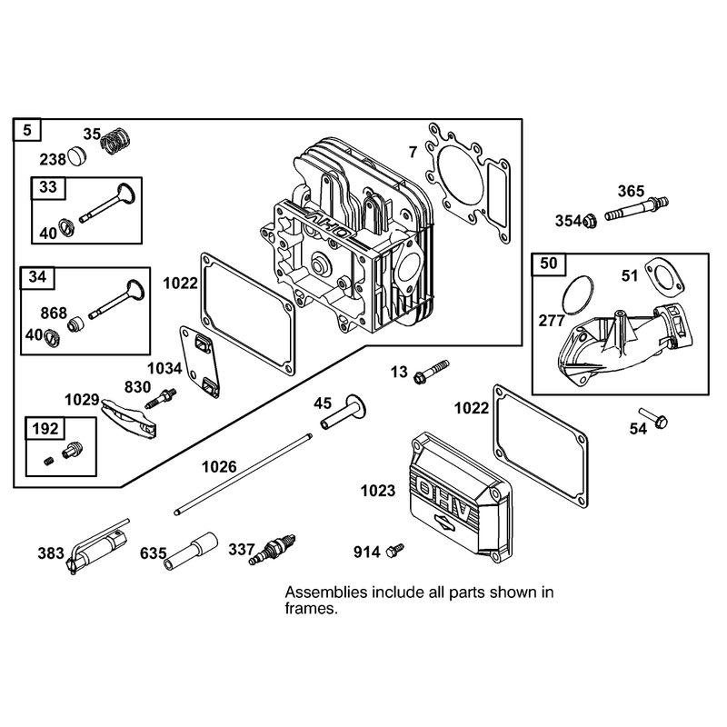 Engine Briggs and Stratton Model 311777-0151-E1