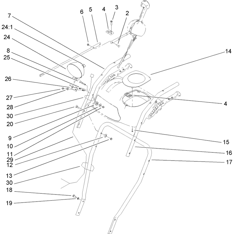 Handle and Control Assembly