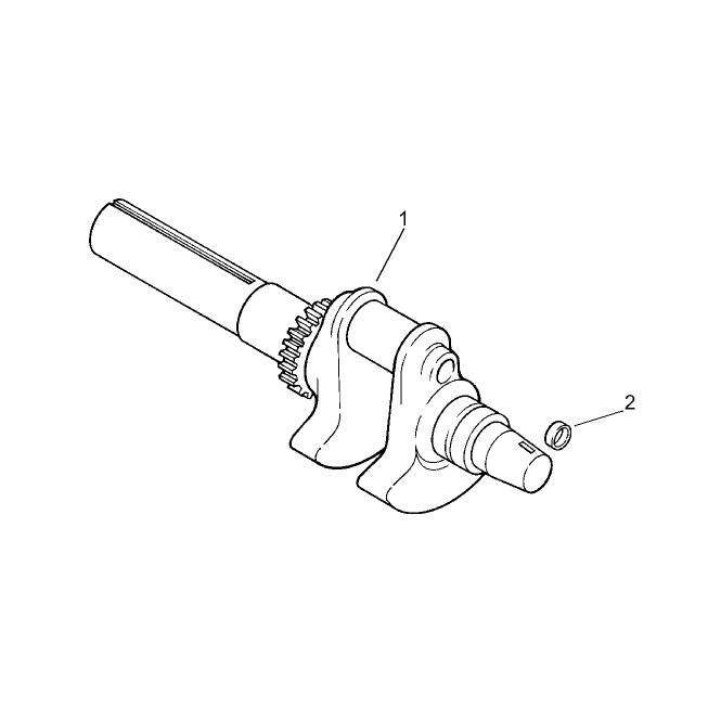 Group 1 Crankshaft Assembly Kohler CH23S-76569