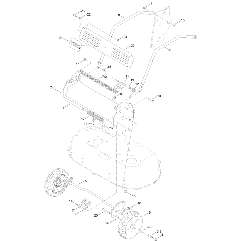 Front Wheel and Bumper Assembly