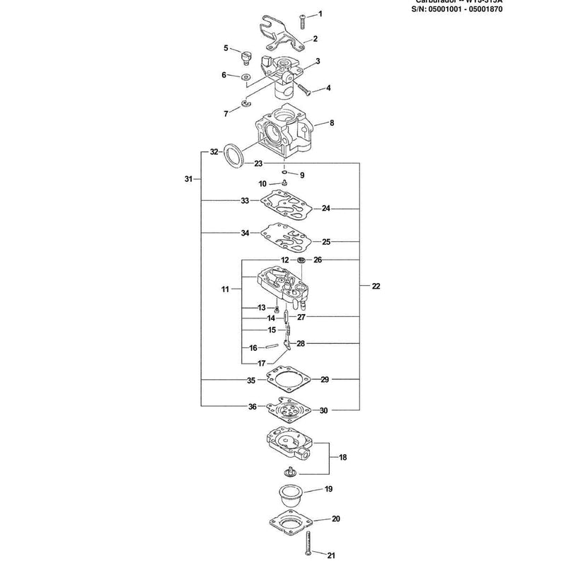 Carburetor -- WYJ-315A