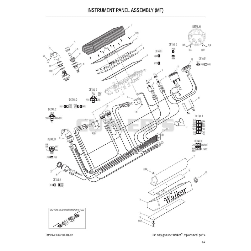 Instrument Panel Assembly MT