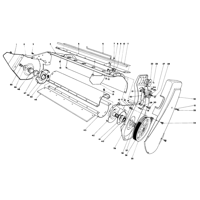 Lower Main Frame Assembly (model 38120 & 38130)