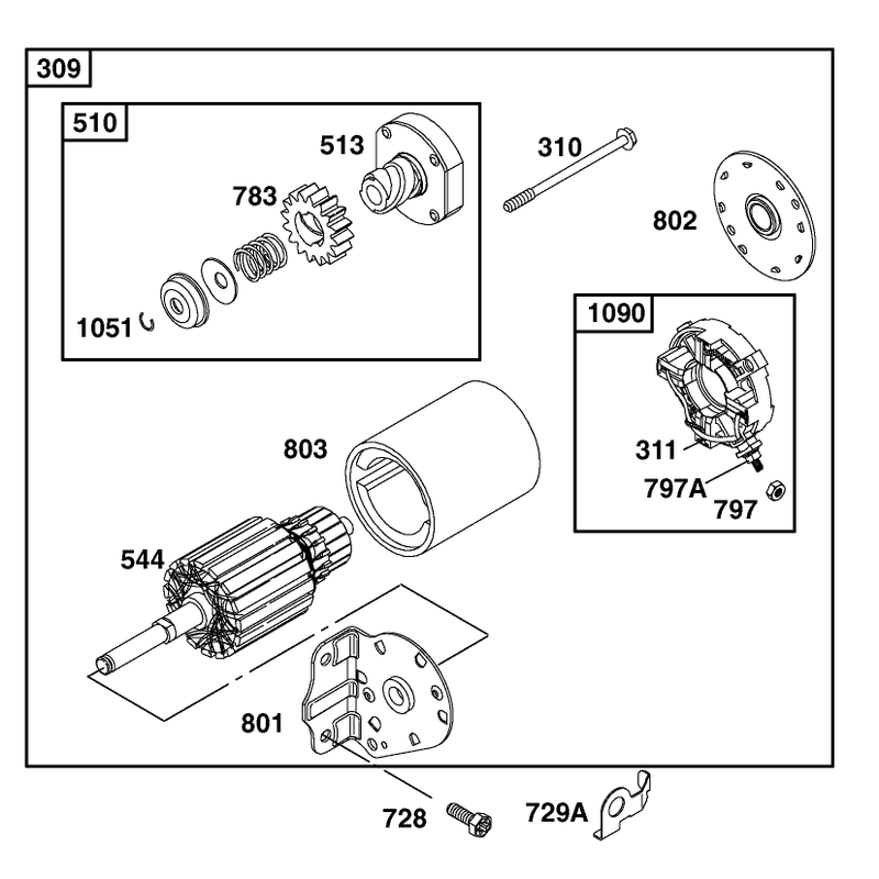 Engine Briggs & Stratton Model 28q777-0690-E1