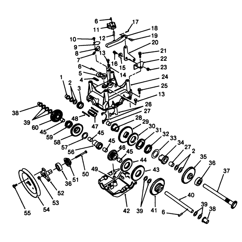 Transmission Assembly No. 62-0190