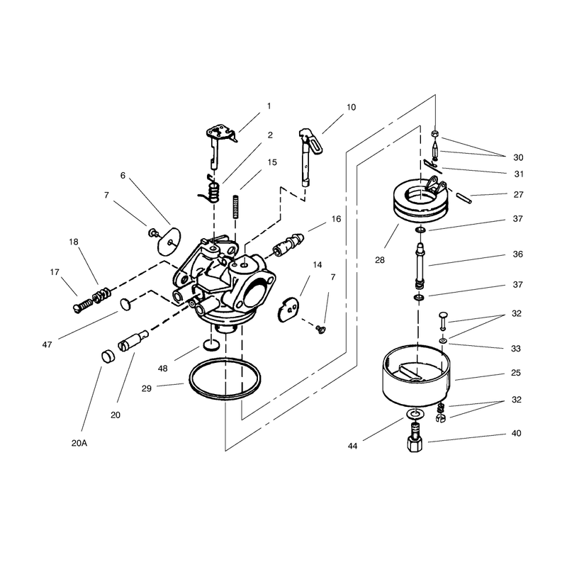 Carburetor Tecumseh #640052