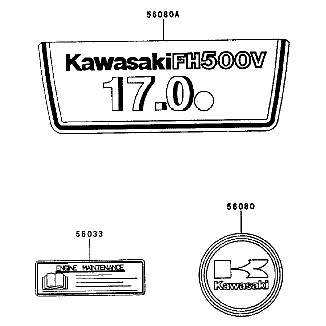 Decals Kawasaki FH500V-AS29