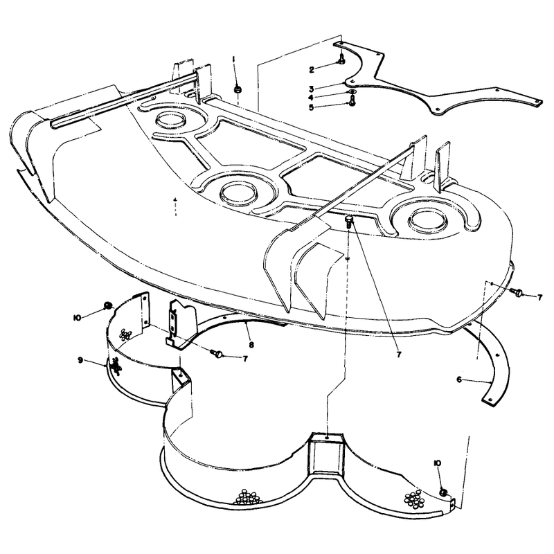 Mulcher 44in Cutting Deck Optionalmodel No 30752