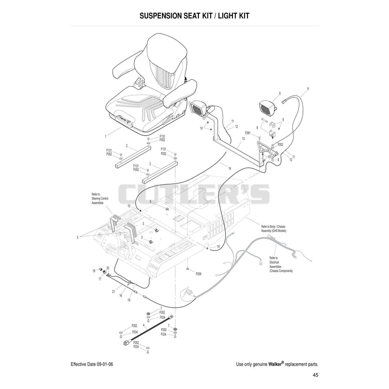 Suspension Seat Kit Light Kit