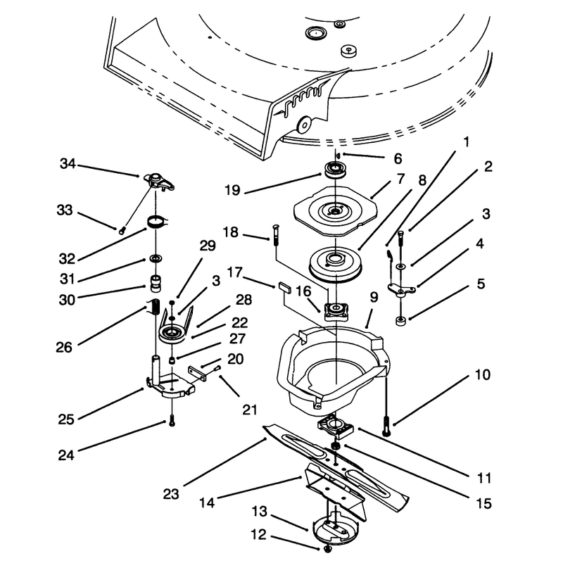 Blade Brake Clutch Assembly