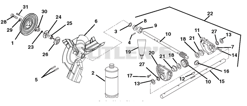 Gear Case And Impeller